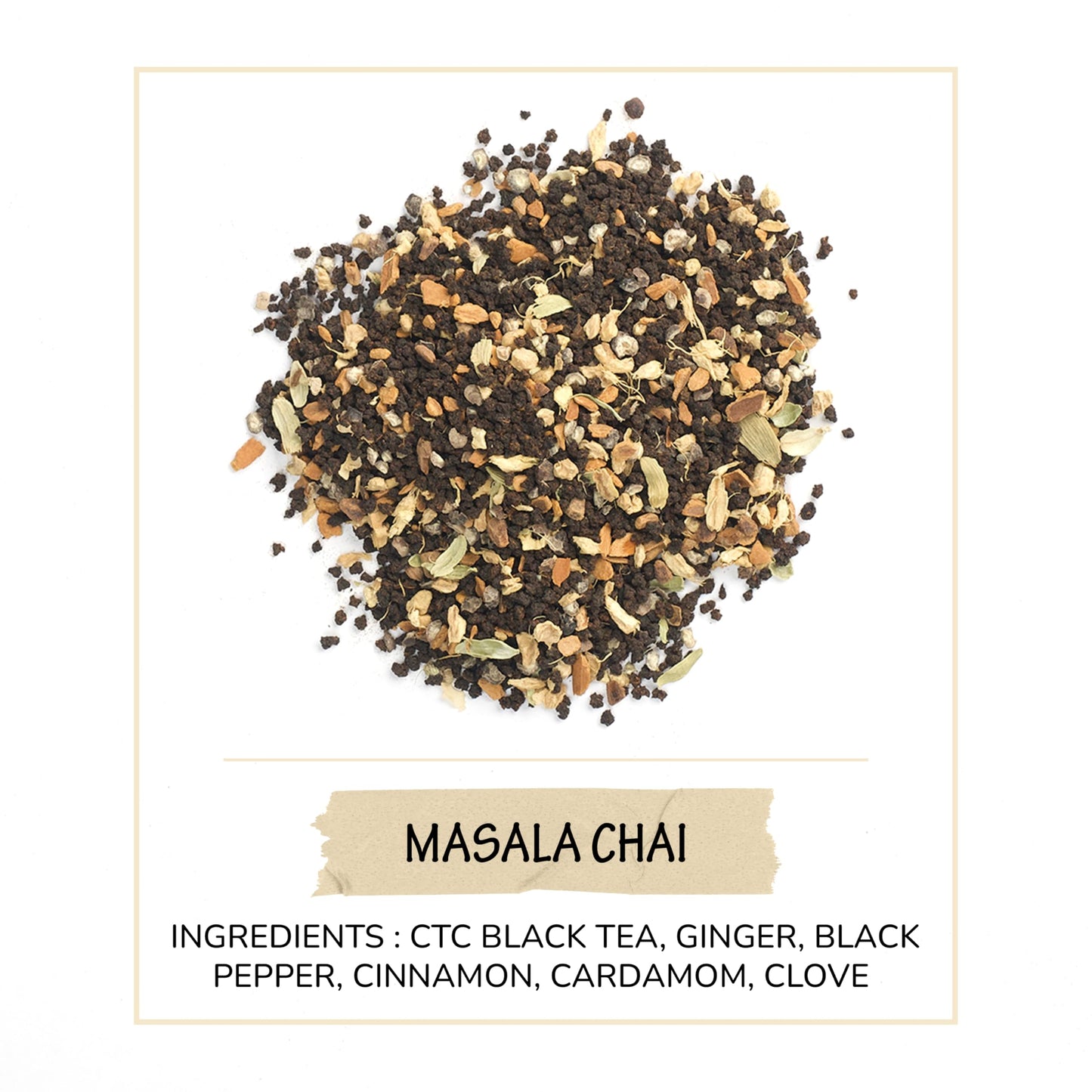 BREWIX Masala Chai Loose Leaf Tea, Strong & Aromatic, 3.53oz/100g, All Natural with Exotic Spices