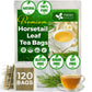 FRESHDRINKUS Horsetail Leaf Tea Bags, 100% Natural & Pure, 120 Count, Vegan, No Sugar, No Caffeine, Herbal Tea