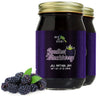 Green Jay Gourmet Seedless Blackberry Jam - All-Natural Fruit Jam with Blackberries & Lemon Juice - Vegan, Gluten-free Jam - Con