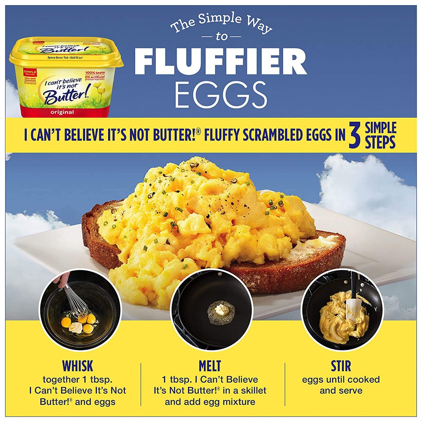I Cant Believe Its Not Butter!, Light Buttery Spread, 15 oz