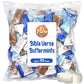 Bible Verse Buttermints 100 Count - Soft Butter Mints Individually Wrapped After Dinner Mint, Christian Scripture Candy, Thank Y