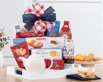 Wine Country Gift Baskets Teatime Gift Collection - 21 Piece Set, Red, Model 626