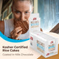 Lieber'S Milk Chocolate Rice Cakes, Snack Pack, Gift Pack, Kosher Certified Dairy, Gluten Free Total Of 24 Cakes (Milk Chocolate