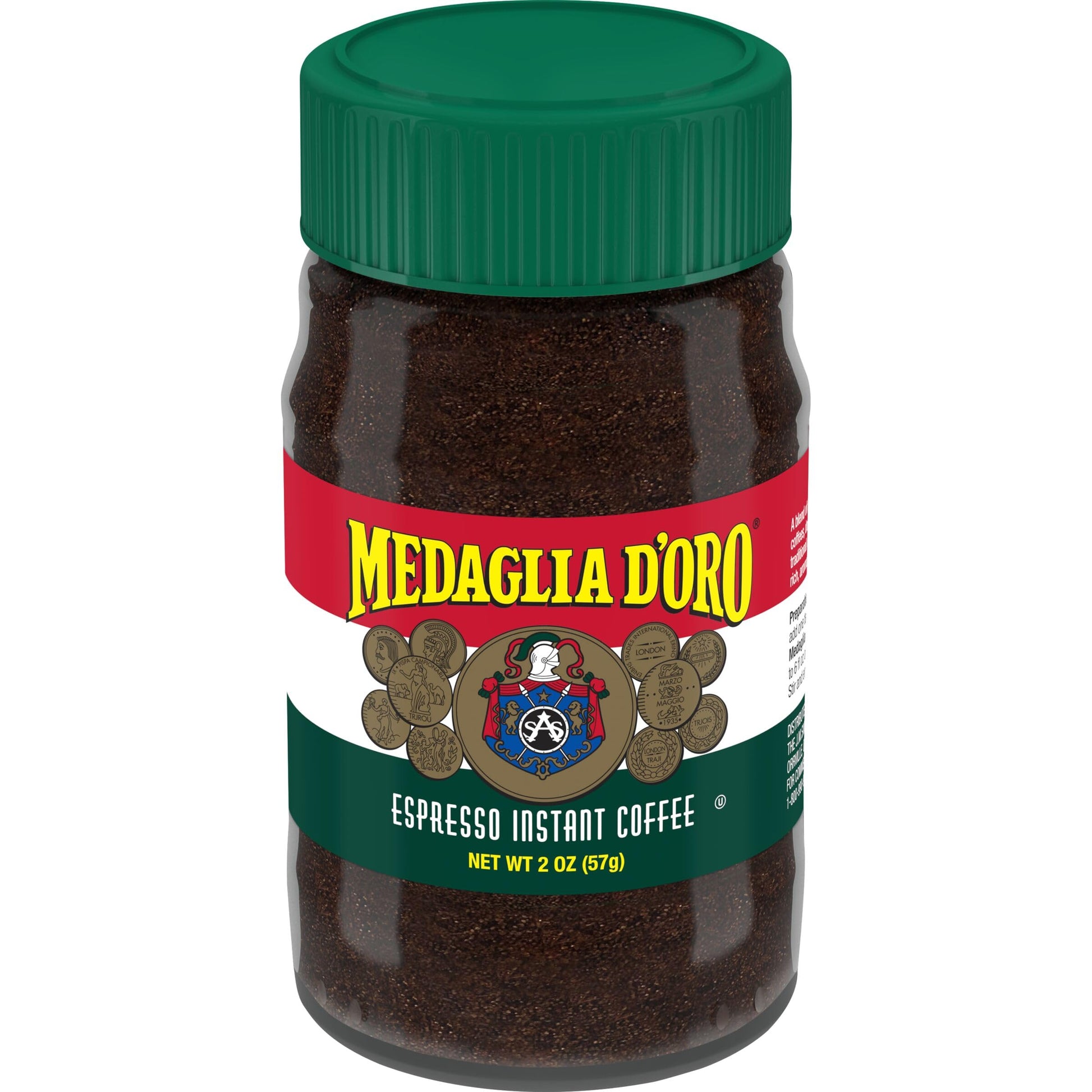 Medaglia D'Oro Espresso Style Instant Coffee, 2 Ounces (Pack Of 12)