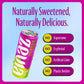 Zevia Zero Sugar Energy Drink, Raspberry Lime, 12 oz Cans (12-Pack), Non-GMO, Gluten-Free, Vegan