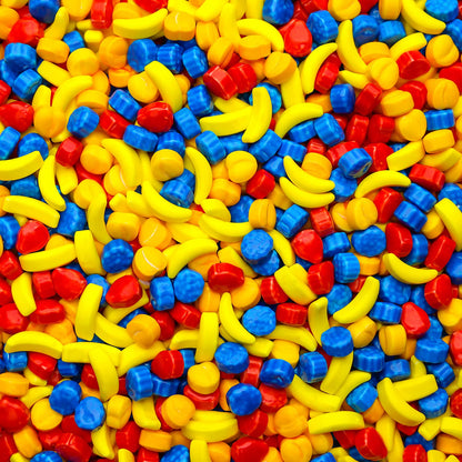 Bulk Candy - Hard Candy for Kids - 2 Lb Fruit Shape Candy - Party Favor Candy - Colorful Candy for Vending - Assorted Candy for 