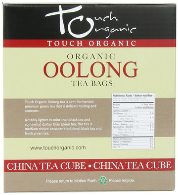 Touch Organic Tea, Cube Oolong, 100 Count