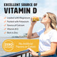ShineWater Vitamin D Electrolyte Drink - Sugar-Free Peach Mango Flavor, 16 Fl Oz (Pack of 12)