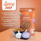 Homtiem Crispy Garlic & Onion : Original Spicy 3.5 Oz., Medium Spice, Versatile Seasoning, All-Natural, Non-Gmo, Vegan & Gluten-