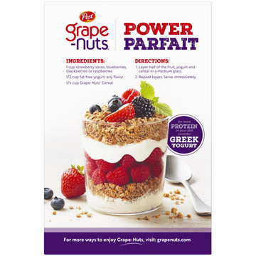 Grape Nuts Original Breakfast Cereal, Crunchy Whole Grain Wheat And Barley Cereal, Non-Gmo Project Verified, 29 Oz Box (Pack Of