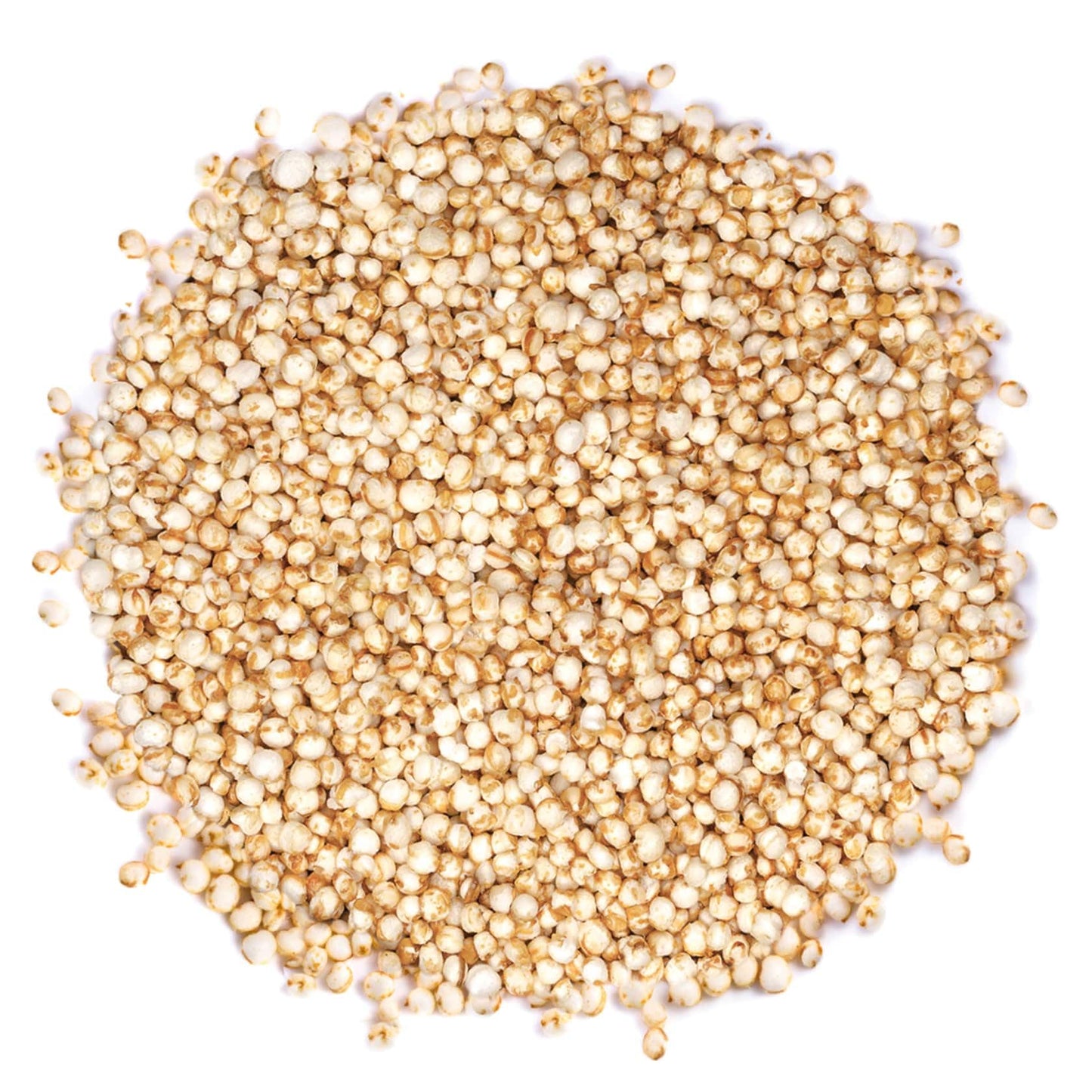 Food to Live Organic Puffed Quinoa, 3 Pounds - Crispy White Quinoa Pop. Non-GMO, Vegan, Kosher, Bulk. Perfect for Breakfast Cere