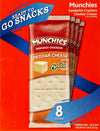 Munchies Sandwich Crackers Cheddar Cheese On Golden Toast Crackers - 8 Pk