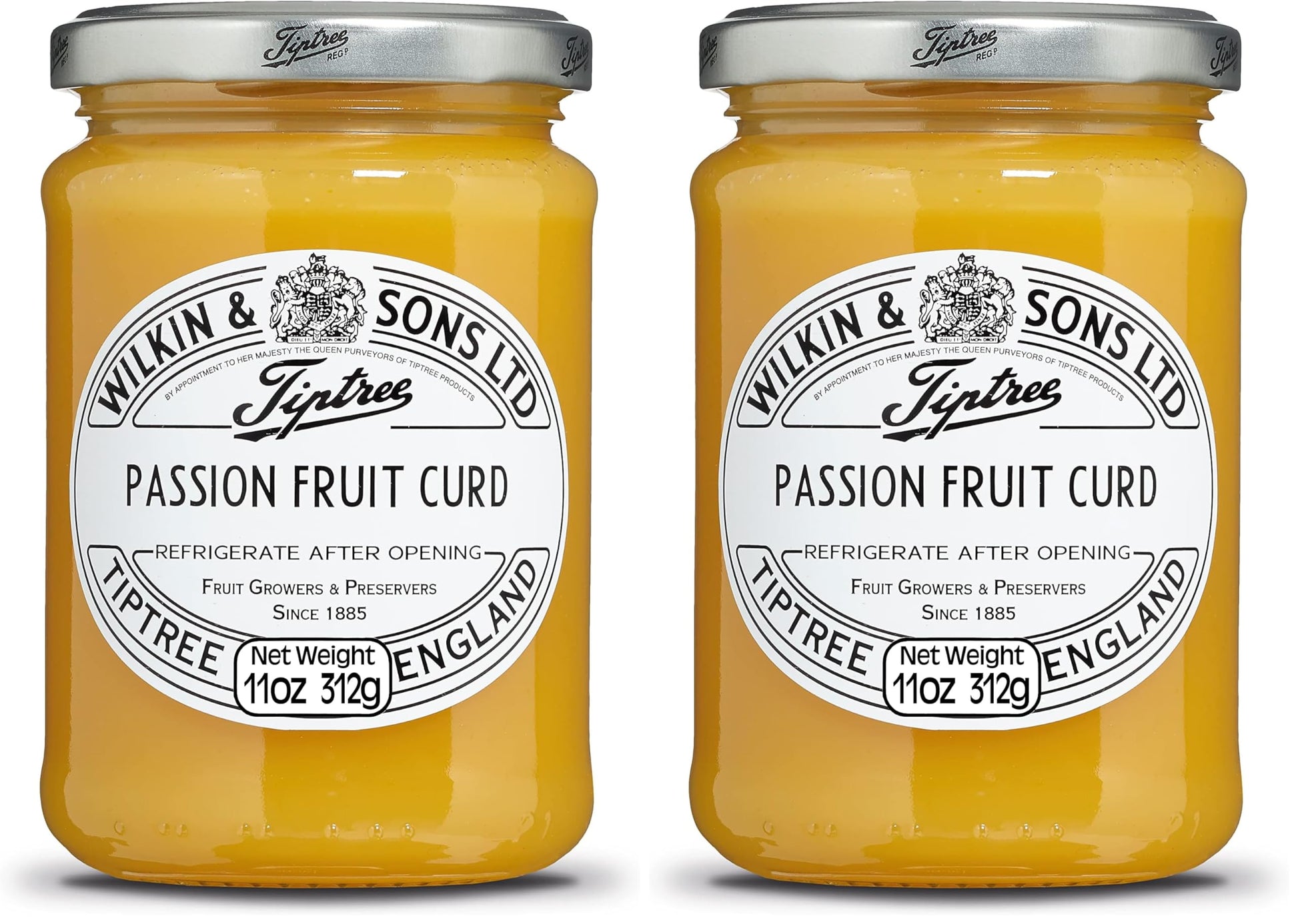 Tiptree Passion Fruit Curd, 11 Ounce Jar (Pack of 2)