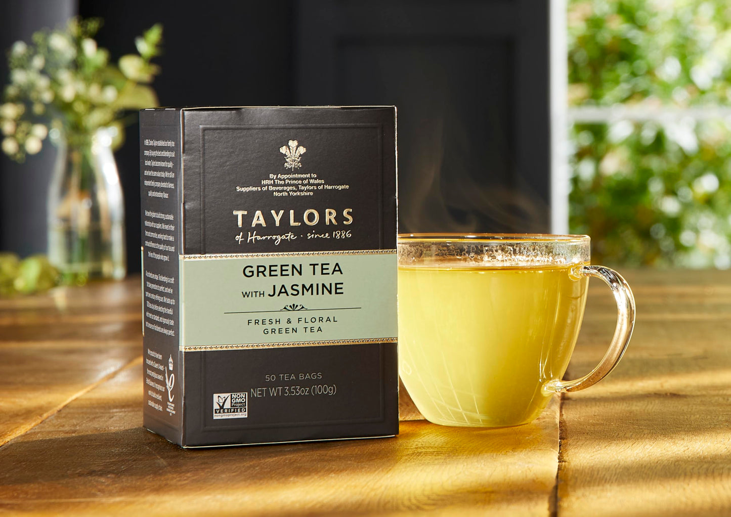Taylors Of Harrogate Green Tea With Jasmine, 50 Teabags (Pack Of 6)