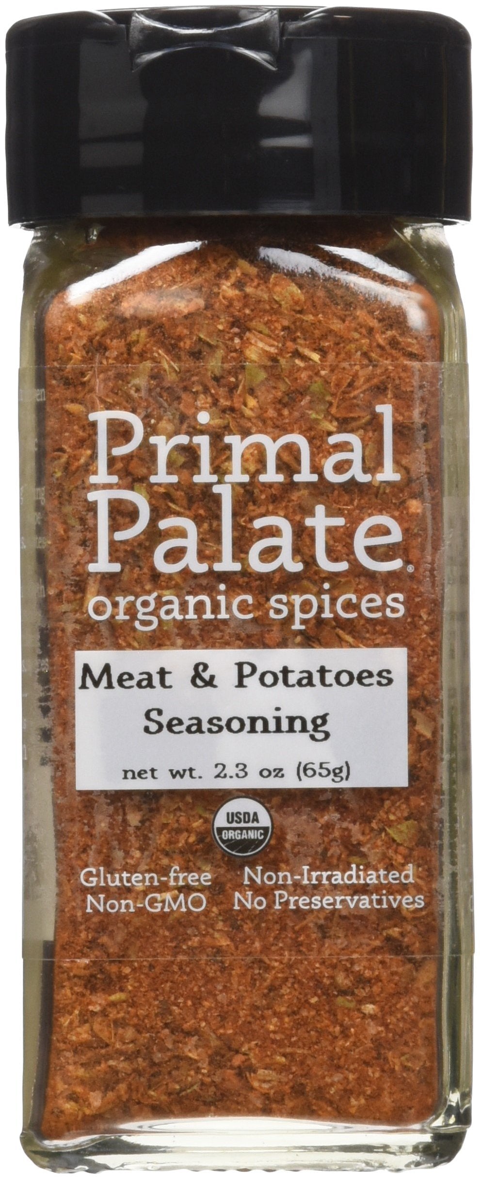 Primal Palate Organic Spices Meat & Potatoes Seasoning, Certified Organic, 2.3 oz Bottle