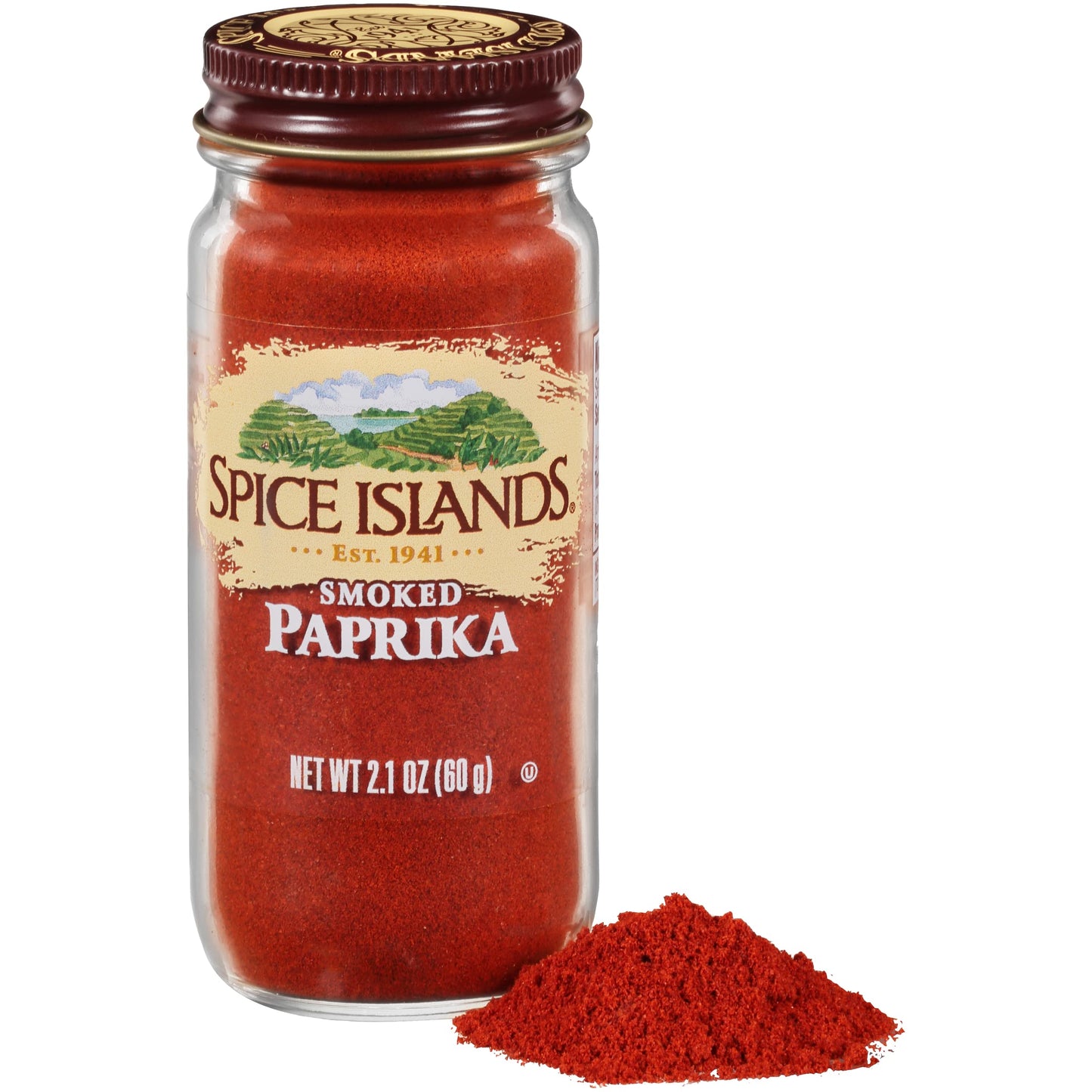 Spice Islands Smoked Paprika Spice, 2.1 Ounce, Model 1112514, Rich Flavor, Ideal for Cooking