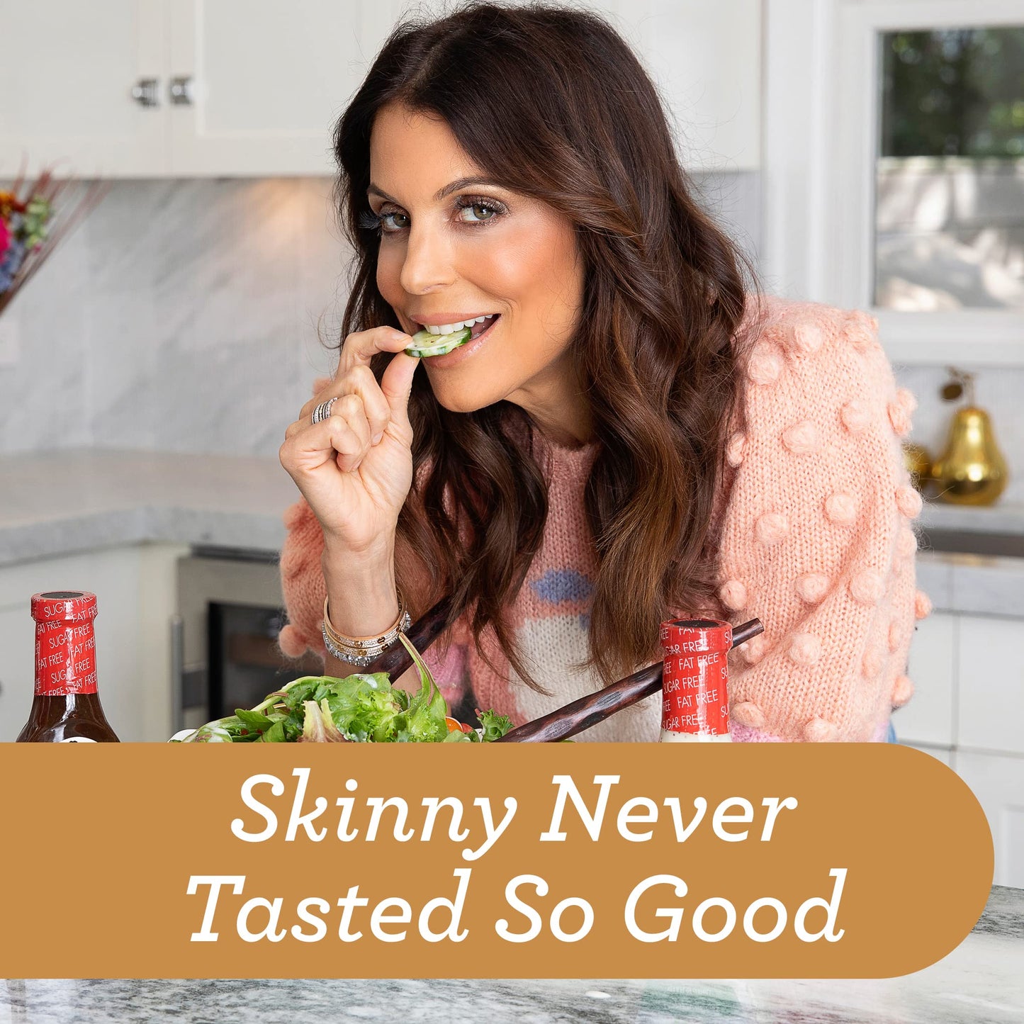 Skinnygirl Fat-Free Salad Dressing, Sugar-Free Honey Dijon, 8 Ounce (Pack of 12)