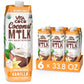 Vita Coco Vanilla Organic Coconut Milk, Plant Based, Dairy Free Milk Alternative - Gluten Free, Soy Free, and Unsweetened - Perf