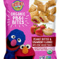 Earth'S Best Organic Kids Snacks, Sesame Street Toddler Snacks, Organic Pb&J Bites For Toddlers 2 Years And Older, Peanut Butter