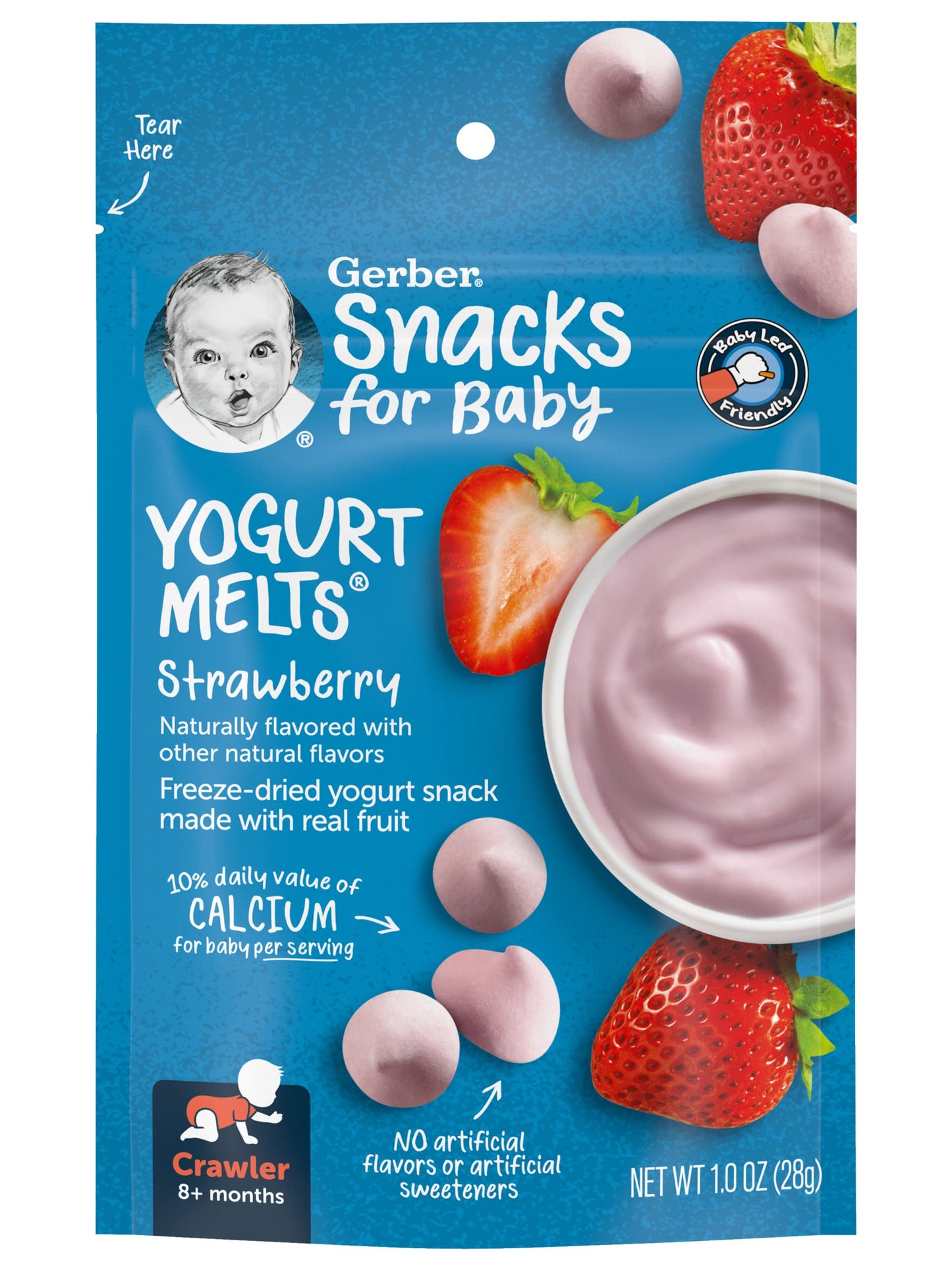 Gerber Yogurt Melts Strawberry (Pack Of 2)