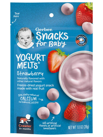 Gerber Yogurt Melts Strawberry (Pack Of 2)