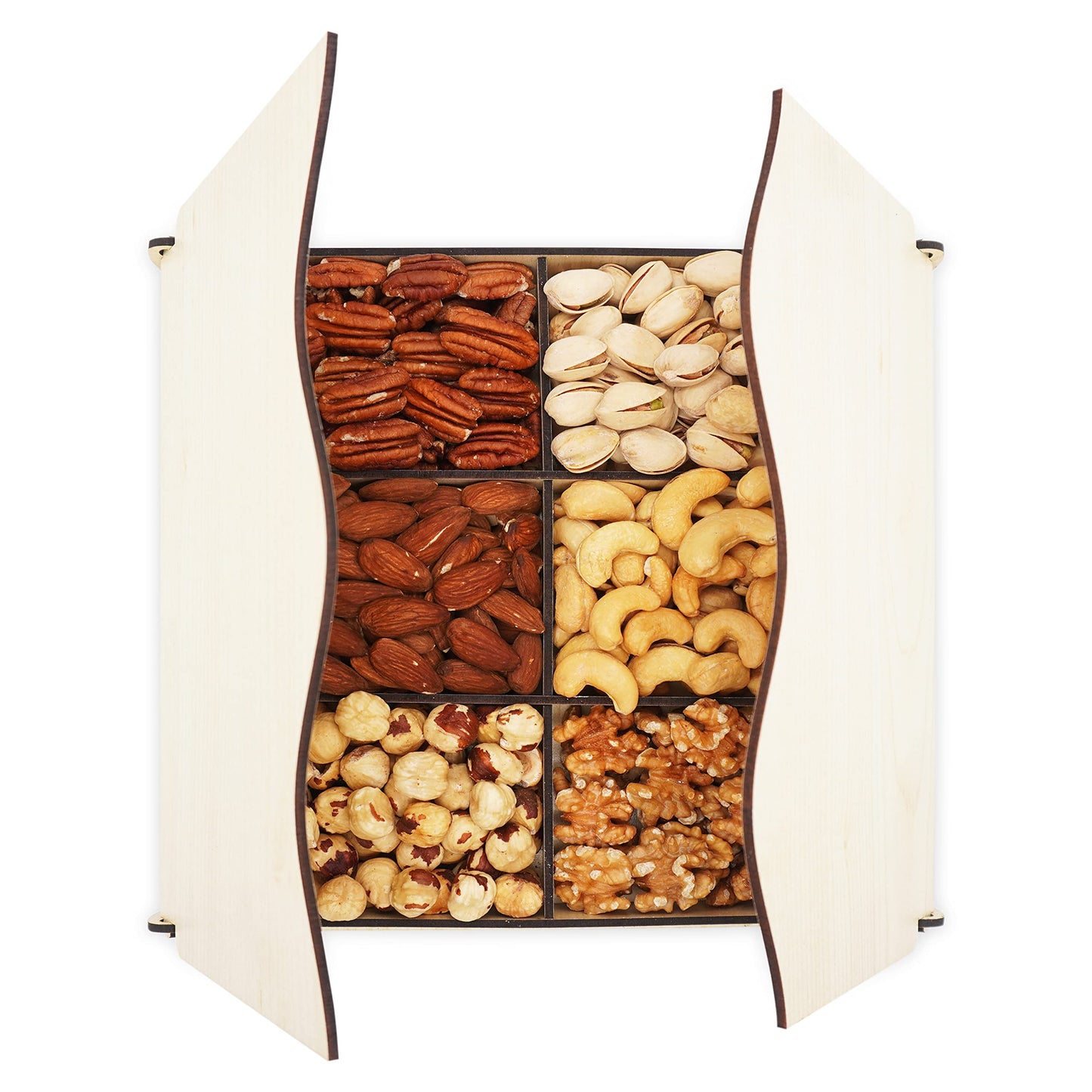Secret Gardens Dried Fruit and Nuts Gourmet Food Gift Baskets Turns into Basket Healthy Fresh Gift For Thanksgiving, Fathers Da