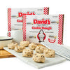 Davids Cookies Cookies and Cream Decadent Cookie Dough Ready to Bake Frozen Brown Sugar Dough with Chocolate Sandwich Cookie Pi