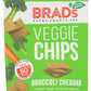Brad'S Raw Organic Broccoli Cheddar Veggie Chips, 3 Oz