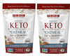 Keto Oatmeal, Instant Hot Cereal, Unsweetened, Certified Paleo, Keto Certified, Gluten & Grain Free (14.1 Oz) (2 Pack)