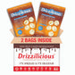 Drizzilicious Mini Rice Cakes - Vegan, Gluten Free, 90 Calories, 4 oz (Pack of 2)