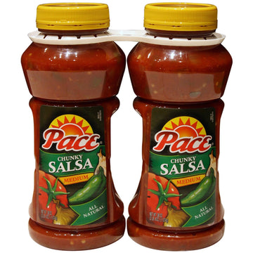 Pace Chunky Salsa - Medium - 2/38 Oz. - Case Pack Of 2