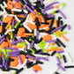 Sweets Indeed Bulk Halloween Sprinklefetti Mix - 1.2 lb Jar | Edible Sprinkles in Orange  Purple  Green  White & Black | Bulk Sprinkle Mix for Cookies  Cupcakes  Cakes & Party Desserts
