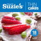 Suzie'S Organic Brown Rice Cake Thins|6 Pack|Unsalted Sodium Free|Usda Organic, Non-Gmo, Fat-Free, Sugar-Free, Gluten-Free|Low-C
