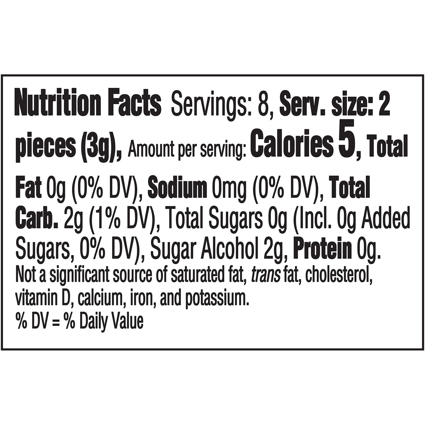 Dentyne Ice Peppermint Sugar Free Gum, 16 Count, Pack Of 9