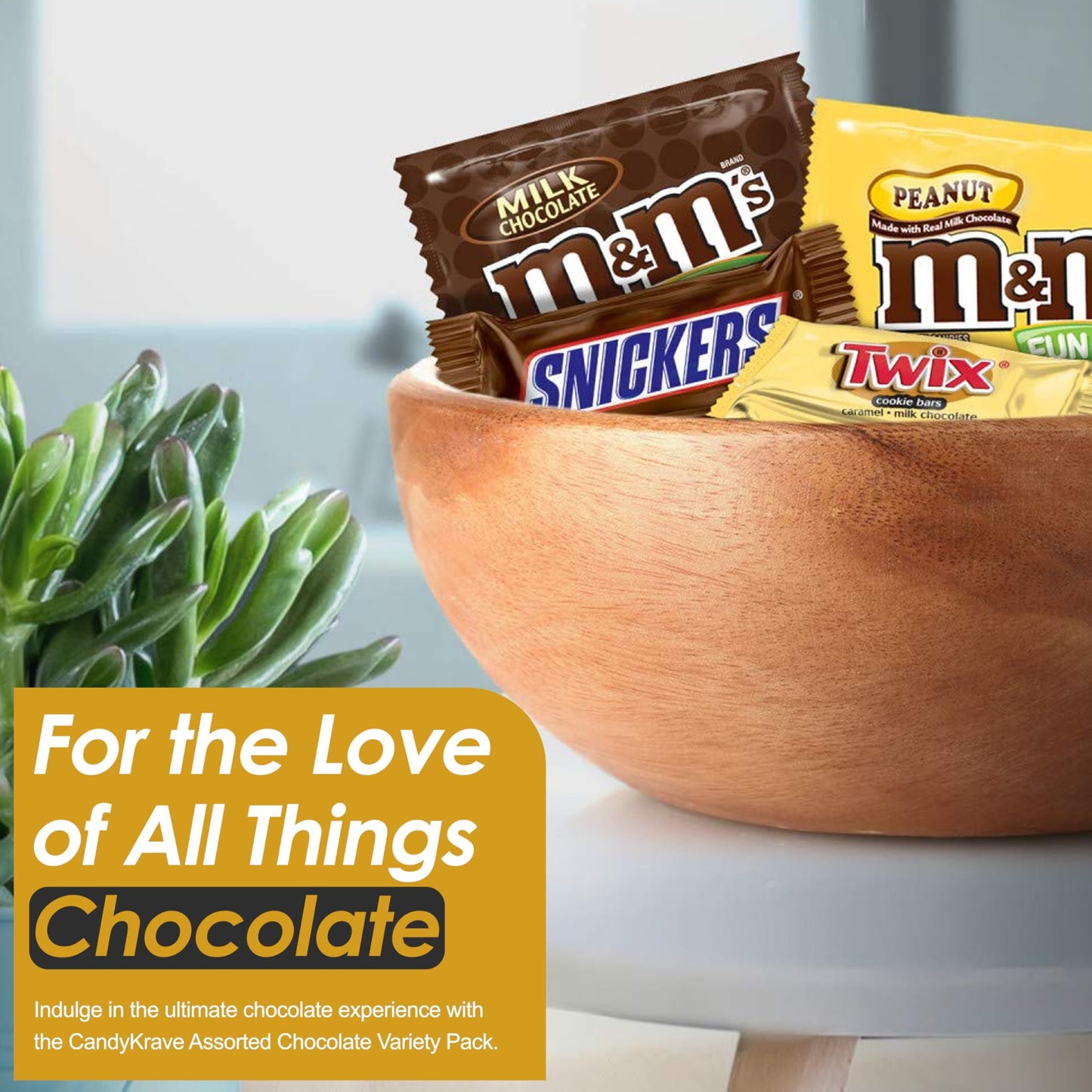 CandyKrave Halloween Assorted Chocolate Candy Variety Pack - 4lb Assorted Bulk Chocolate Candy & Chocolate Gifts - Halloween Cho