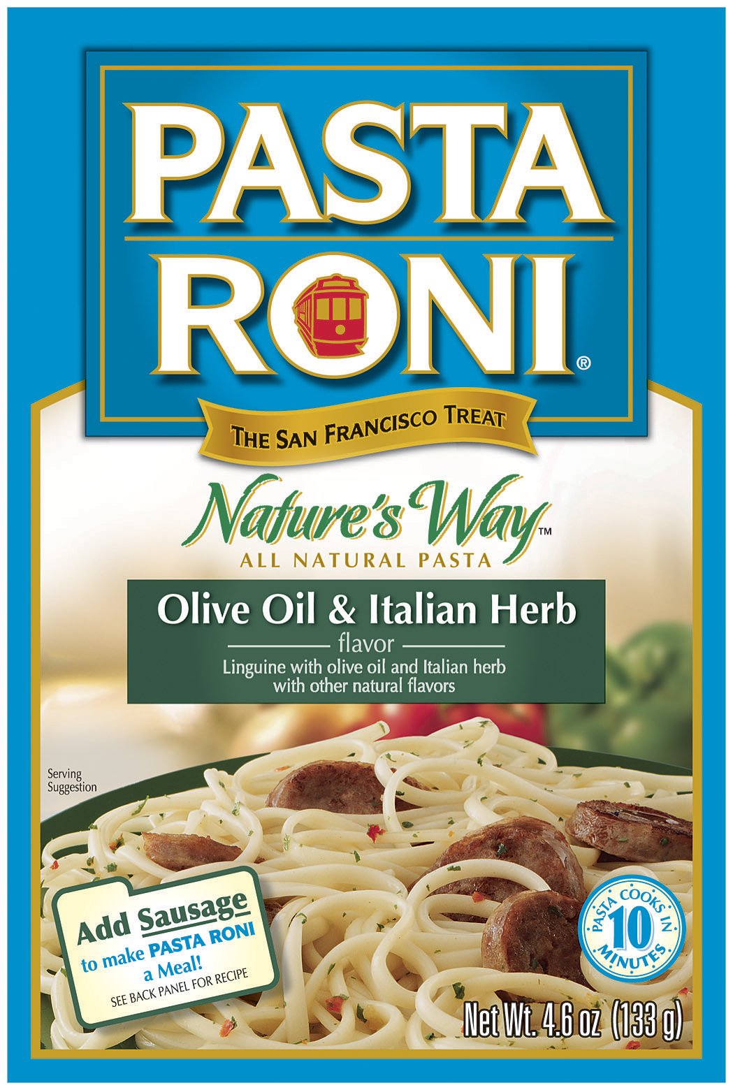 Pasta Roni Olive Oil & Italian Herb Linguine Mix, 4.6-Ounce Boxes (Pack of 12)