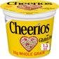 Cheerios Breakfast Cereal Cup, Gluten Free, Single Serve Cereal, 1.3 oz