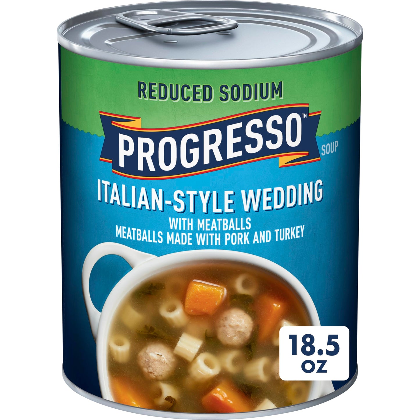 Progresso Reduced Sodium  Italian-Style Wedding With Meatballs Canned Soup  18.5 oz.