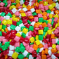 Chiclet Gum - 1 lb of Fresh Delicious Fruti Flavored Square Tab Crunchy Shell Chewing Gum