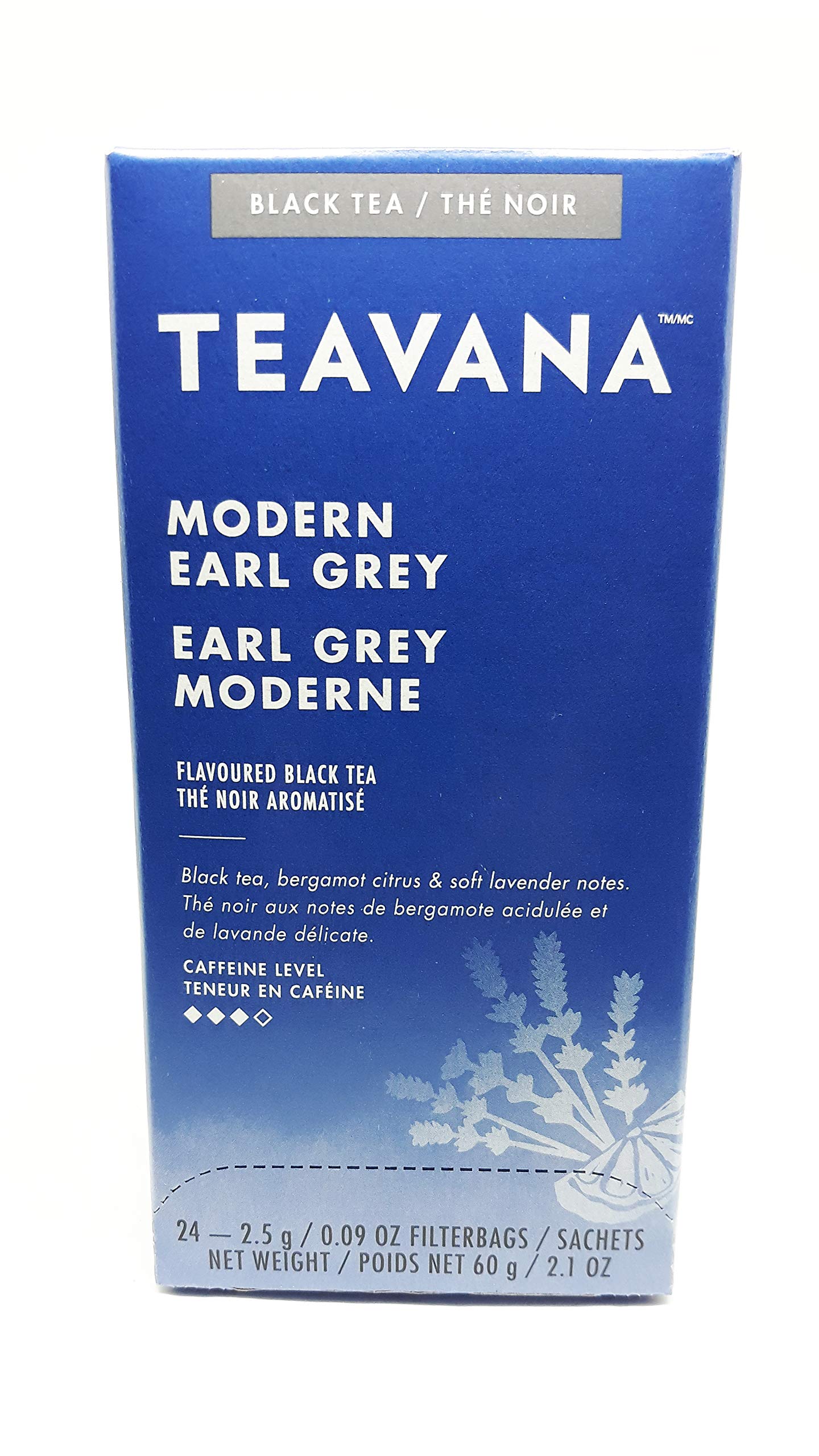 Teavana Earl Grey Tea, 24 Count Box - Premium Grey Tea Blend for a Refreshing Beverage Experience