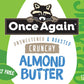 Once Again Organic Crunchy Almond Butter, 12Oz - Roasted - Salt Free, Unsweetened - Usda Organic, Gluten Free Certified, Peanut