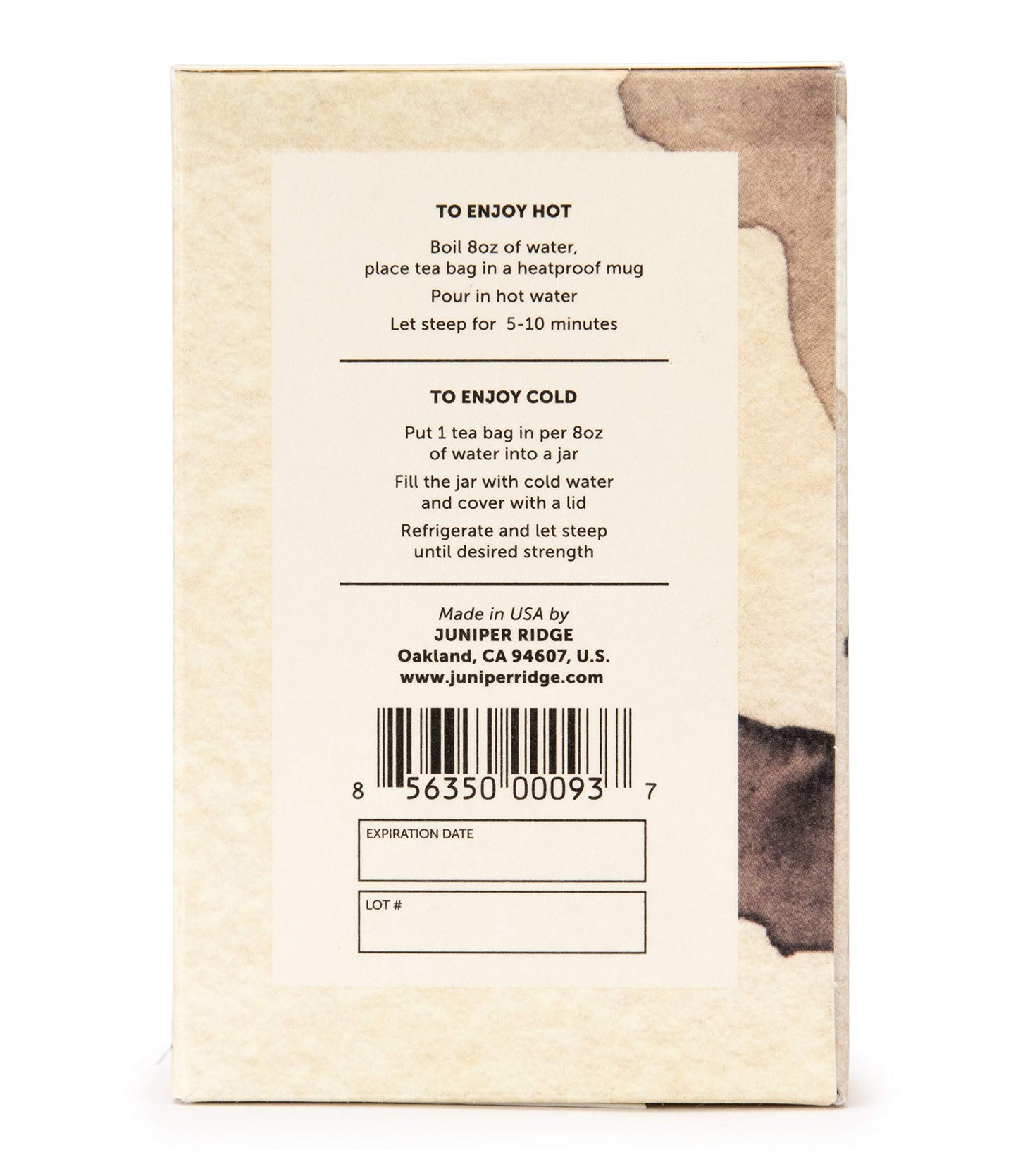 Juniper Ridge Herbal Tea - White Sage & Wild Mint - 20 Unbleached Teabags - Caffeine Free & Gluten Free - 20 Count