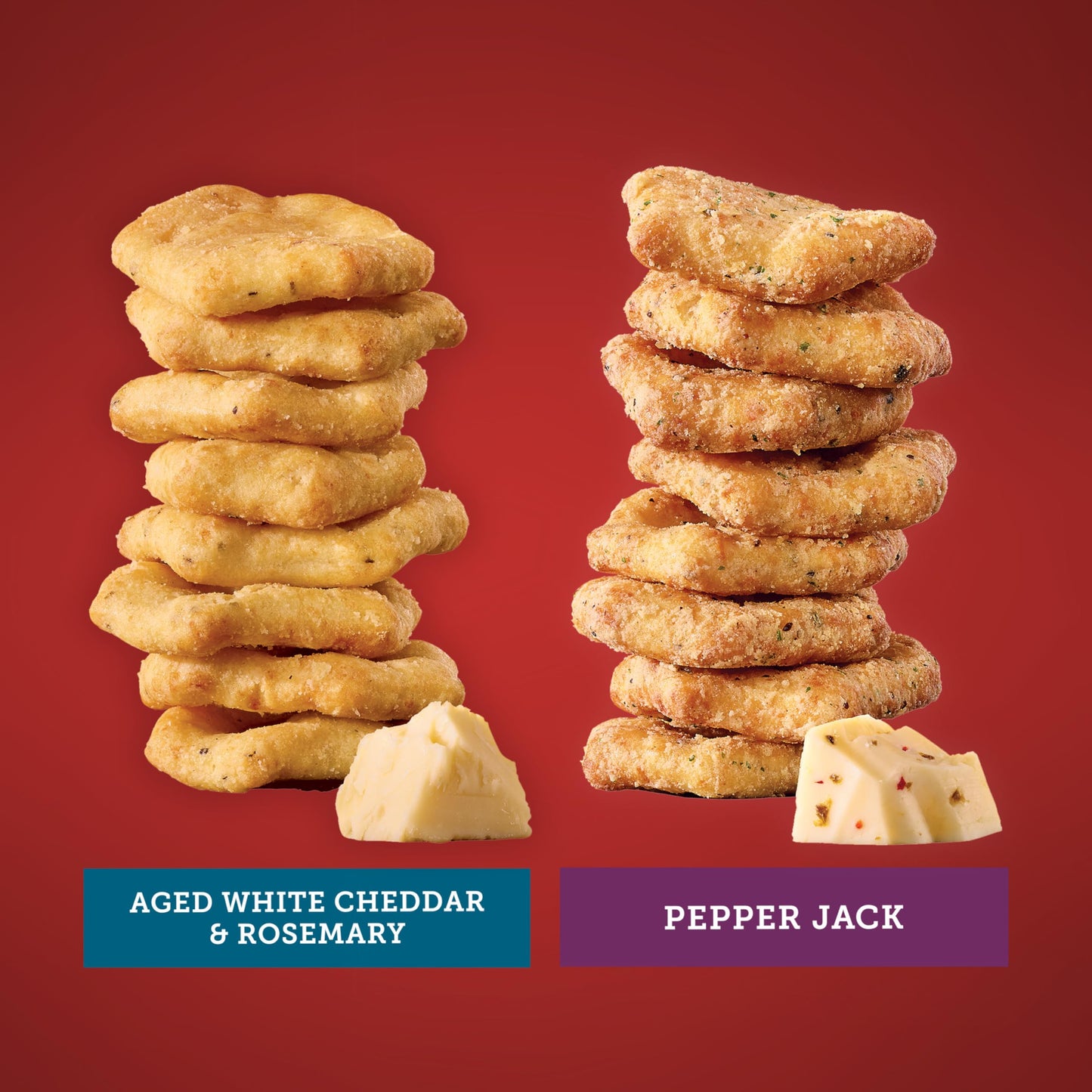 NABISCO Sargento Cheese Bakes  ers Variety Pack, Aged White Cheddar & Pepper Jack, 13.5 Ounce
