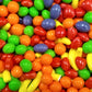 Fresh Assorted Orange Banana Strawberry Grape Green Apple Sweet Hard Crunchy Candy - 1.5 lbs