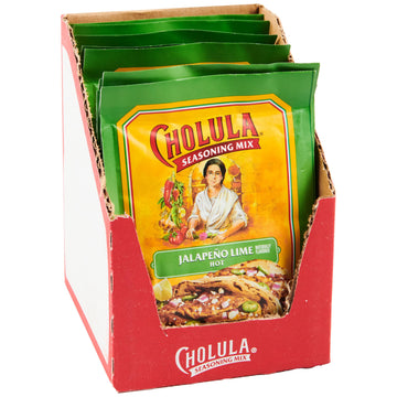 Cholula Jalapeo Lime Seasoning Mix, 1 oz (Pack of 12)