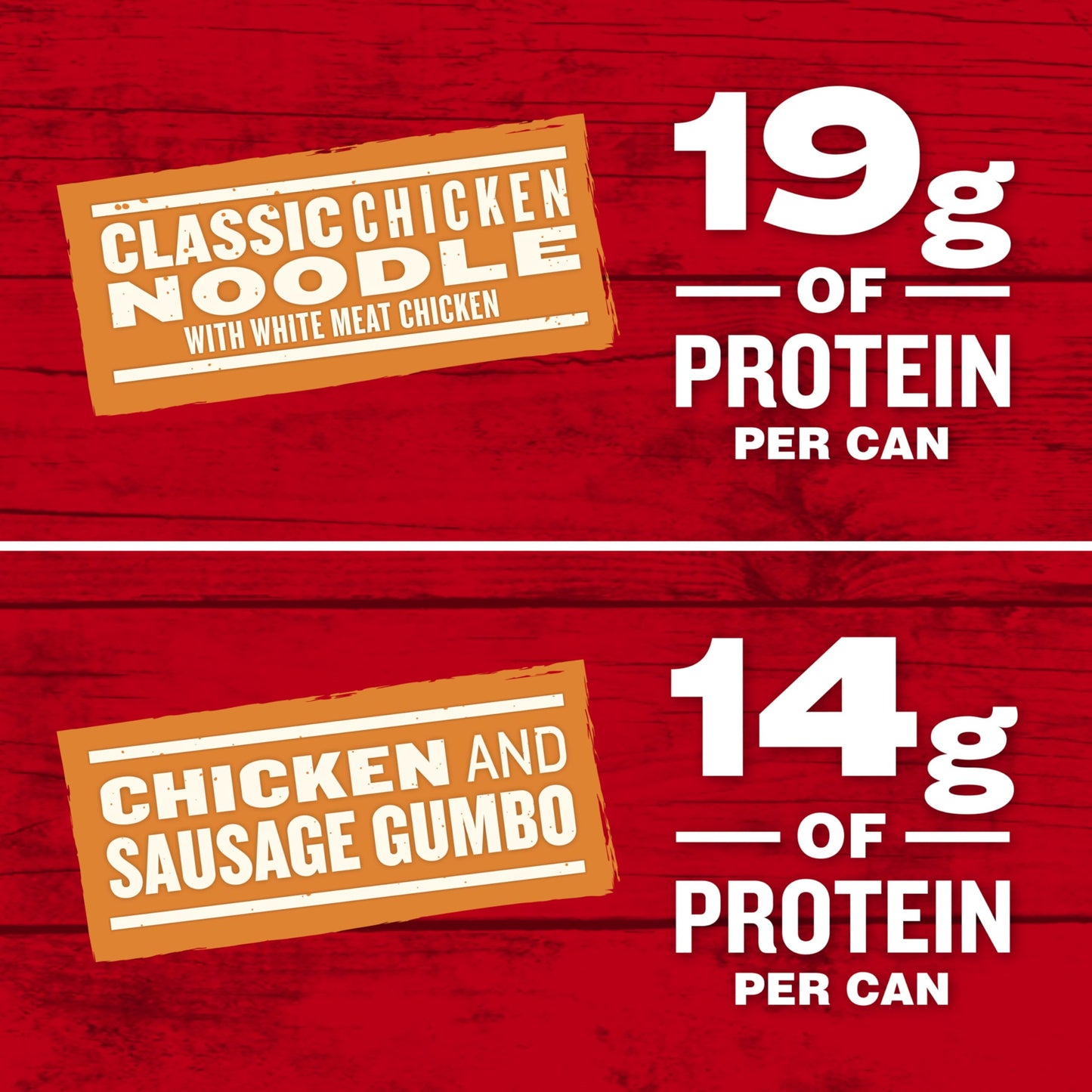 Campbell’s Chunky Soup Classic Chicken Noodle & Chicken Sausage Gumbo, 18.7 Oz (Pack of 6)