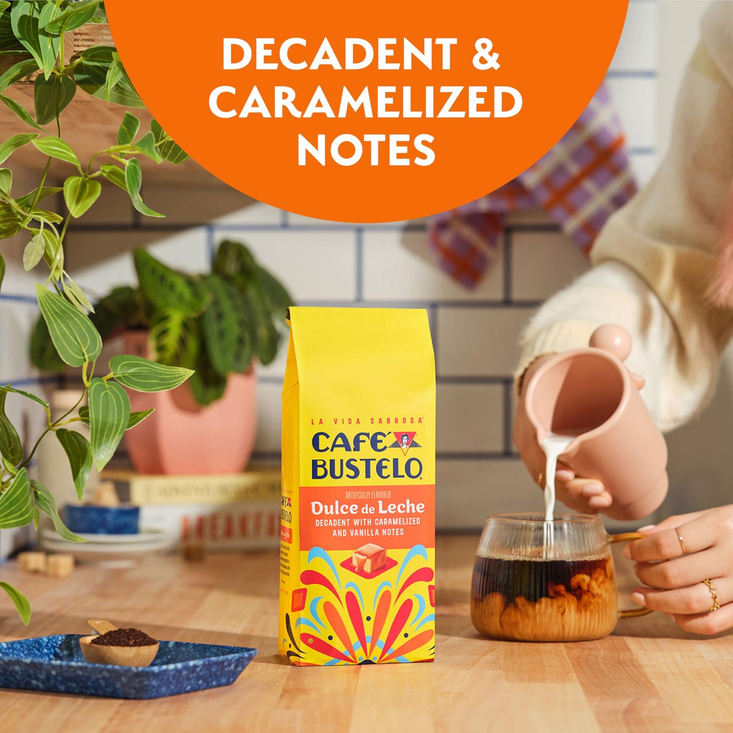 Caf? Bustelo Dulce de Leche Artificially Flavored Ground Coffee  11-Oz. Bag (Pack of 6)