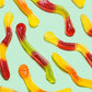 Black Forest Gummy Worms Candy, Made with Real Fruit Juice, 22oz Resealable Bag