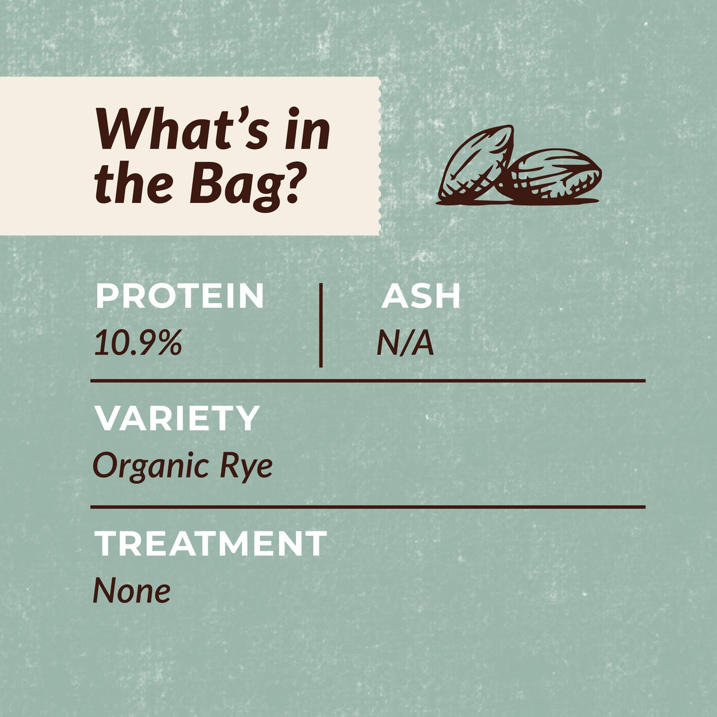 100% Organic Rye Berries - 25 Lbs