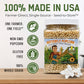 Princeton Popcorn Hulless Popcorn Kernels, Easy-Eating, Non-GMO, 6-Pack, 96oz, Brown and White